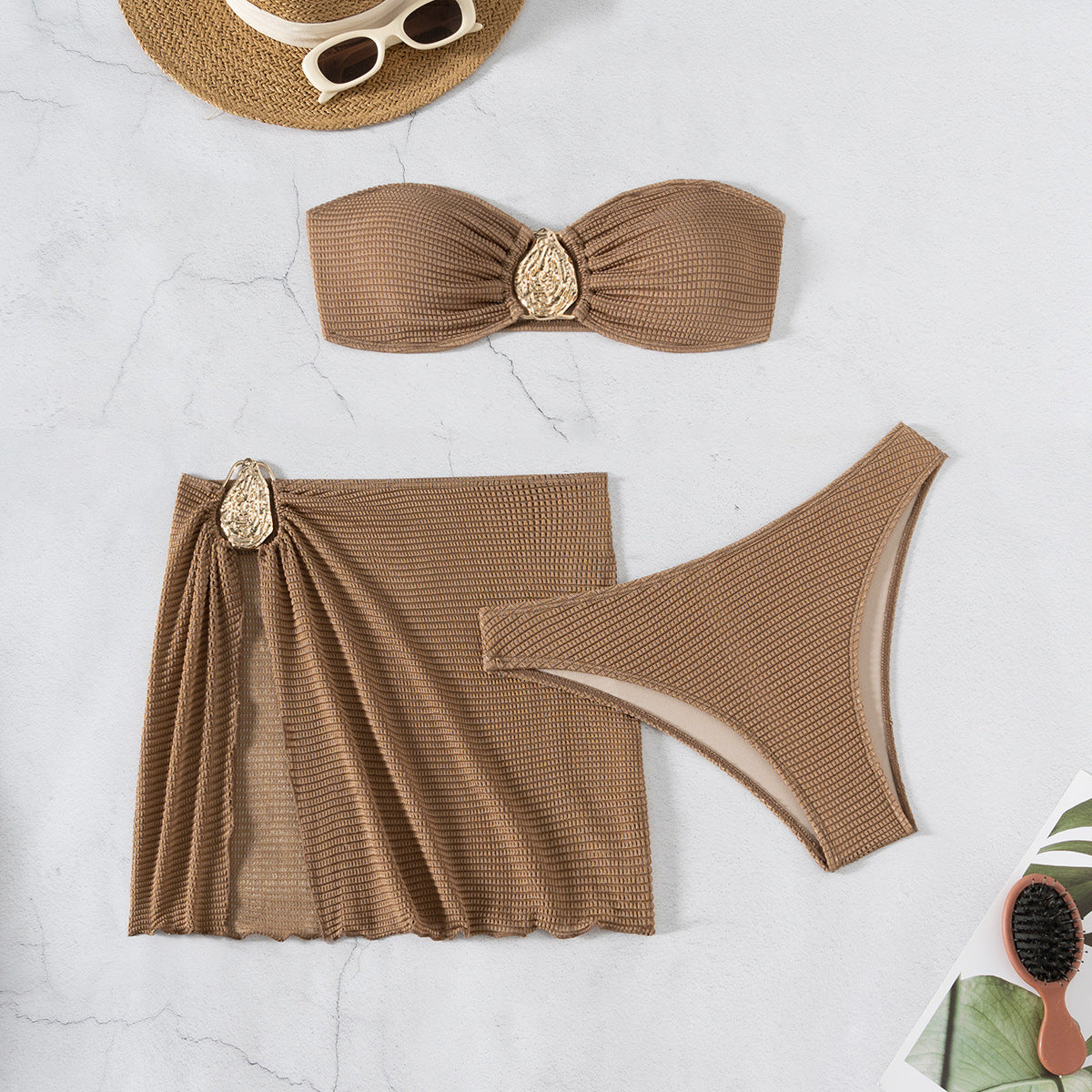 dreiteiliges Bikini-Set
