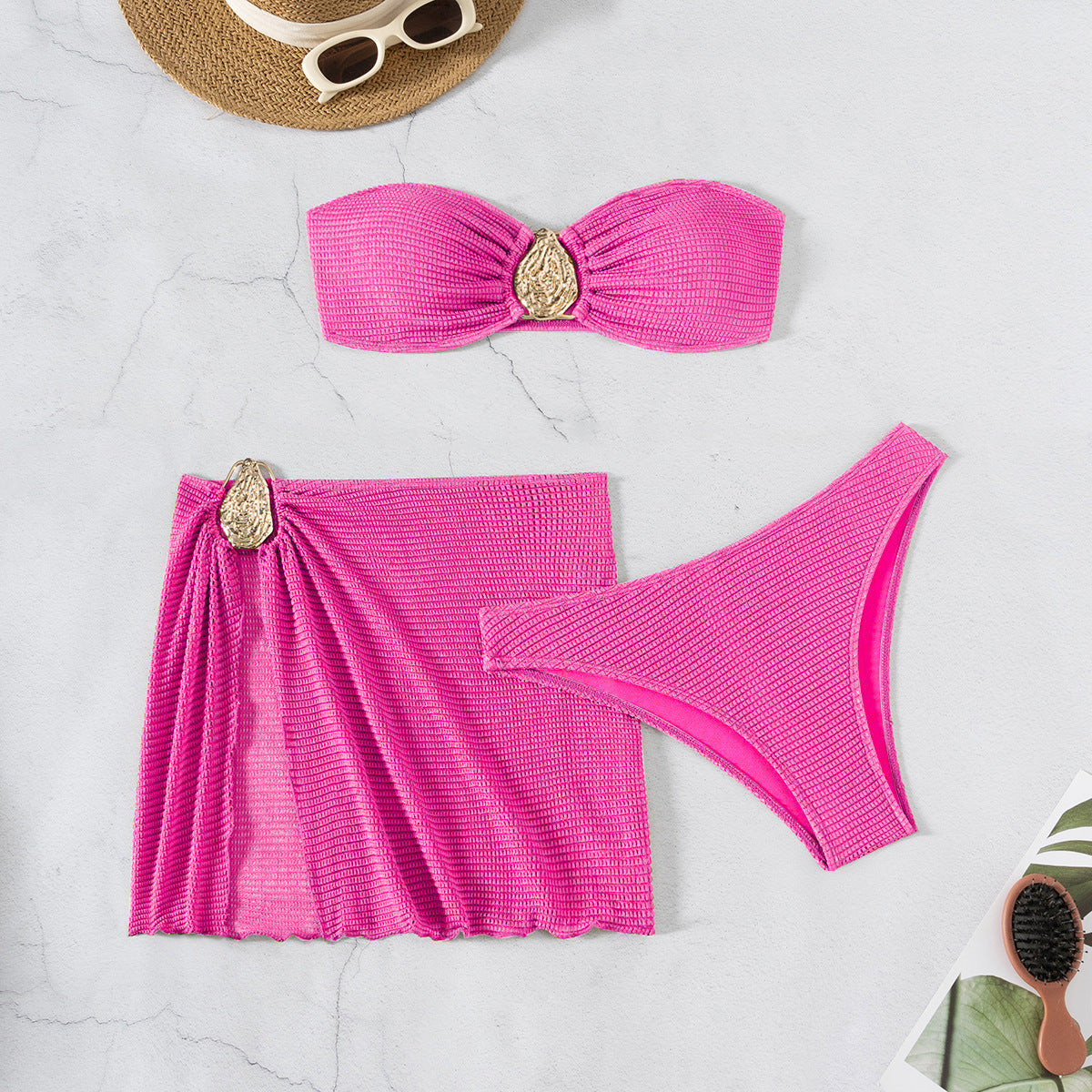 dreiteiliges Bikini-Set