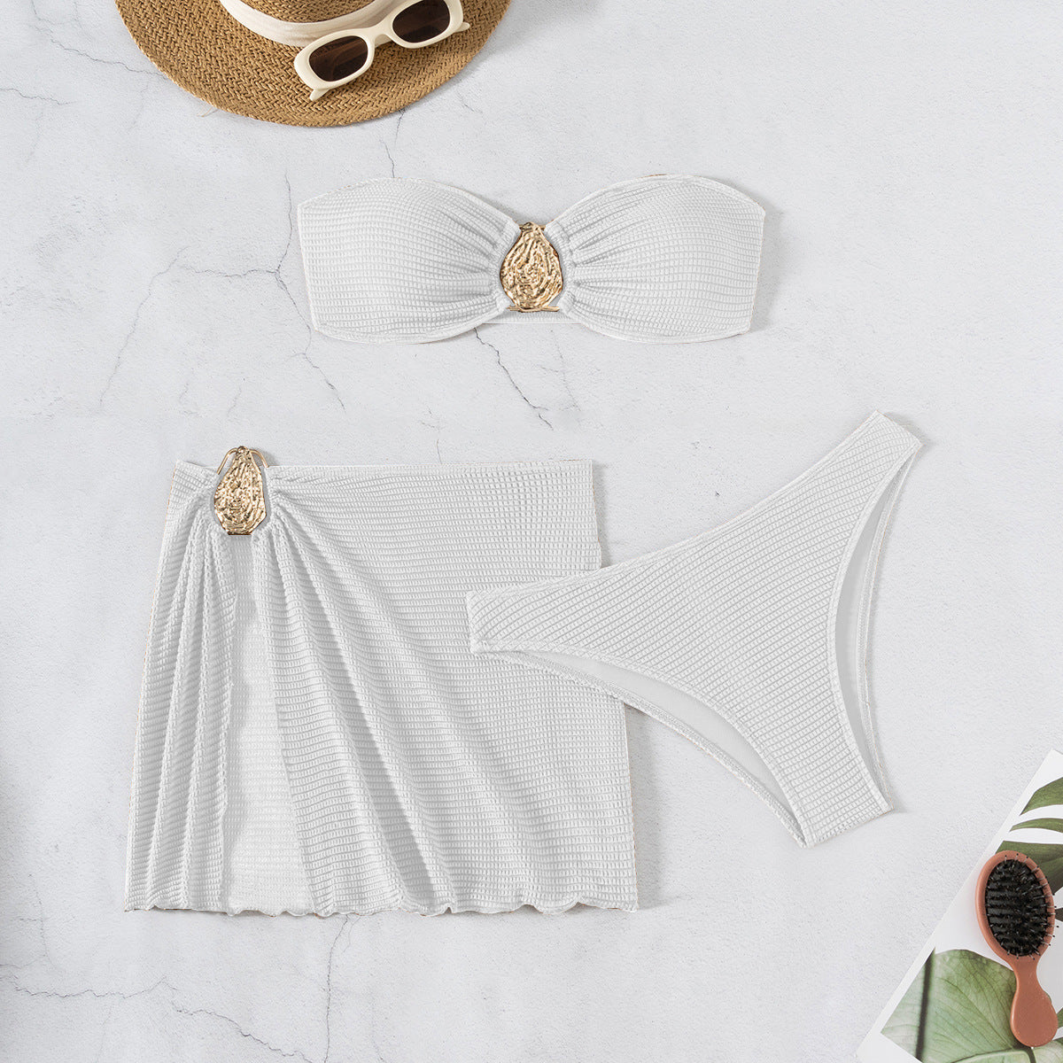 dreiteiliges Bikini-Set