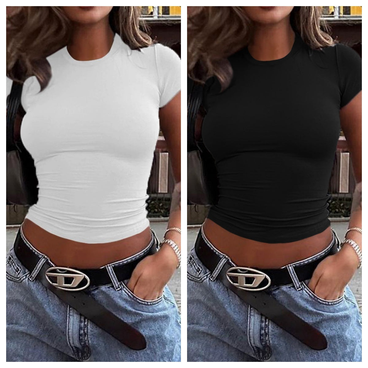 Bodyformendes T-Shirt