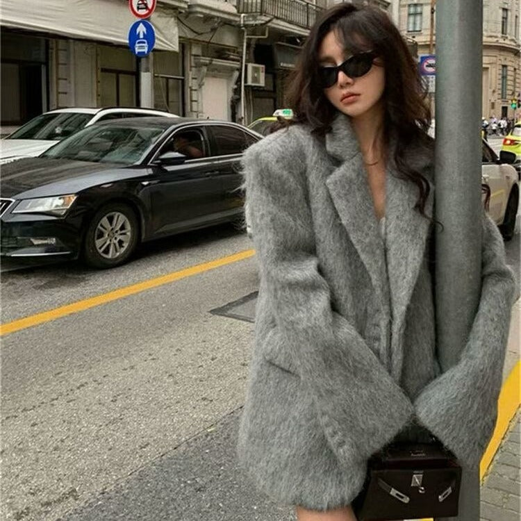 plüschiger Blazer
