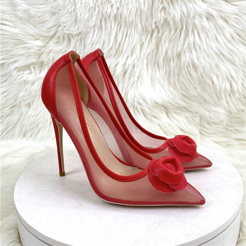 Stilettos mit Blume