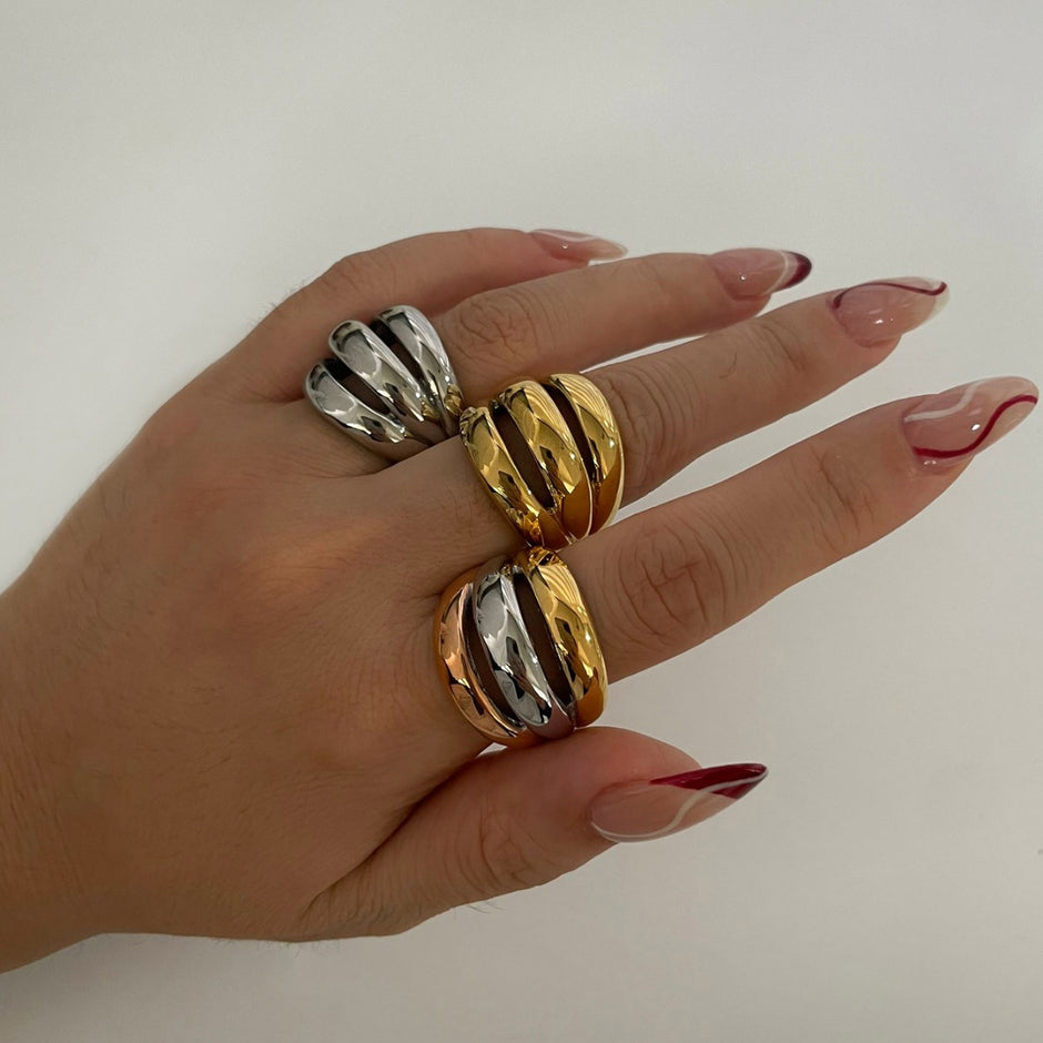 Modernism Trinity Ring