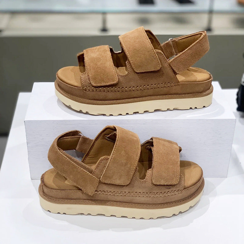 Schnallen Sandalen aus Leder