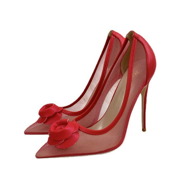 Stilettos mit Blume