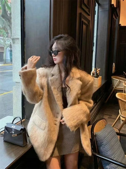 plüschiger Blazer
