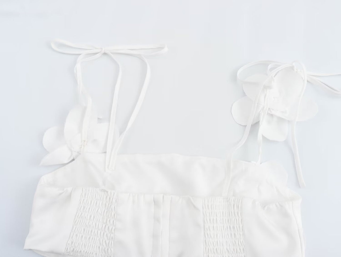 Cropped-Top mit Blumen