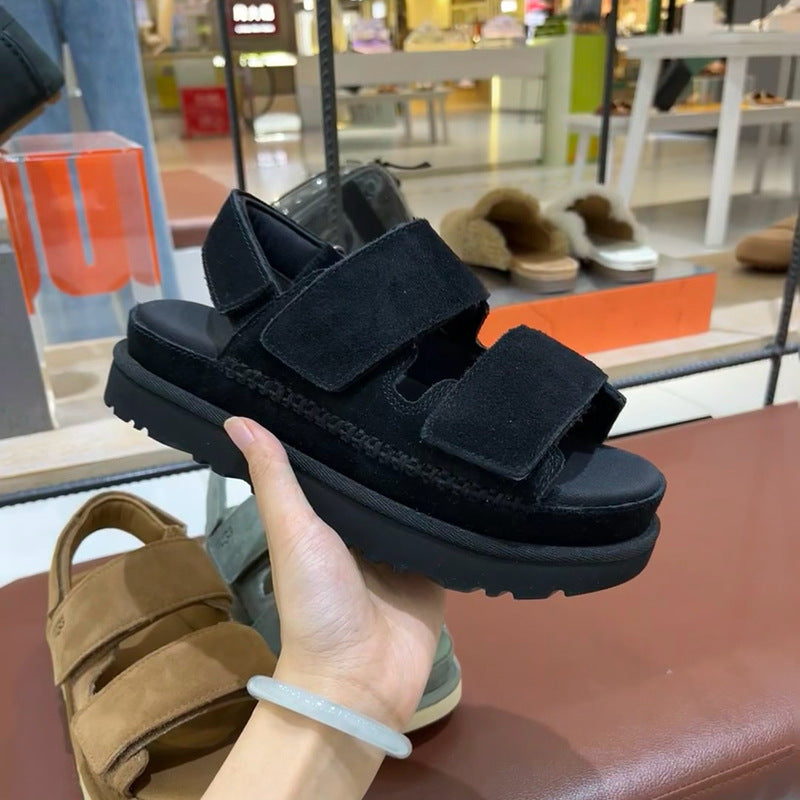 Schnallen Sandalen aus Leder