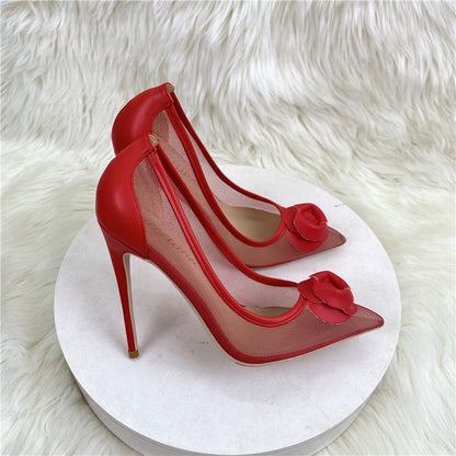Stilettos mit Blume