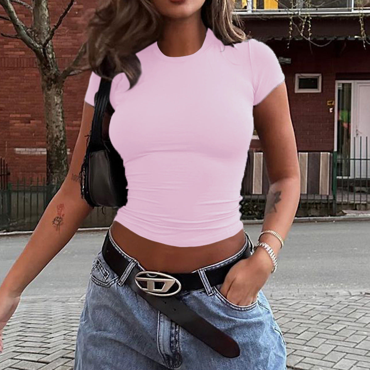 Bodyformendes T-Shirt