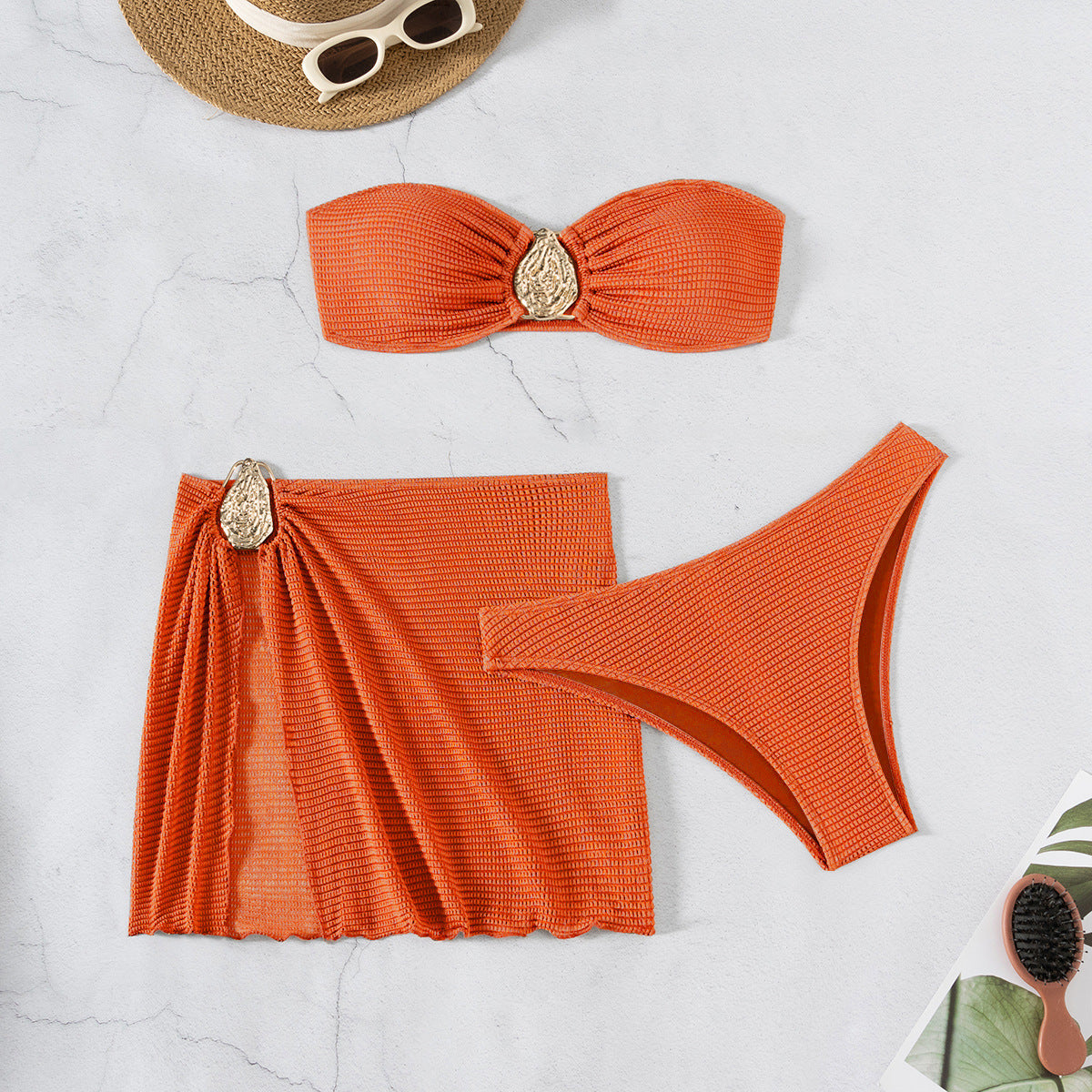 dreiteiliges Bikini-Set