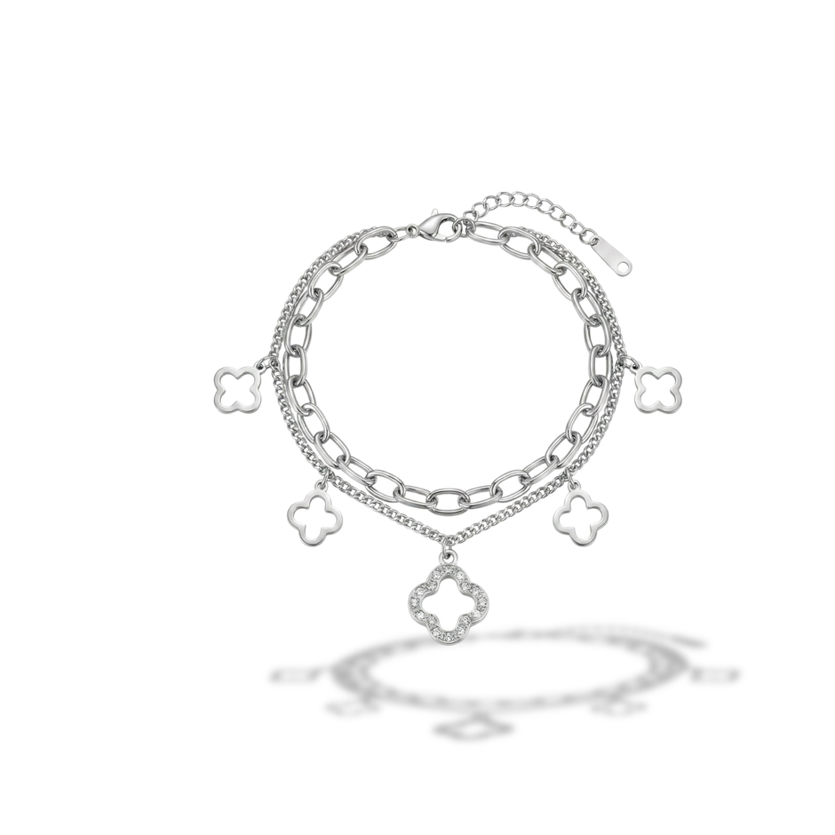 Clover Charm Armband