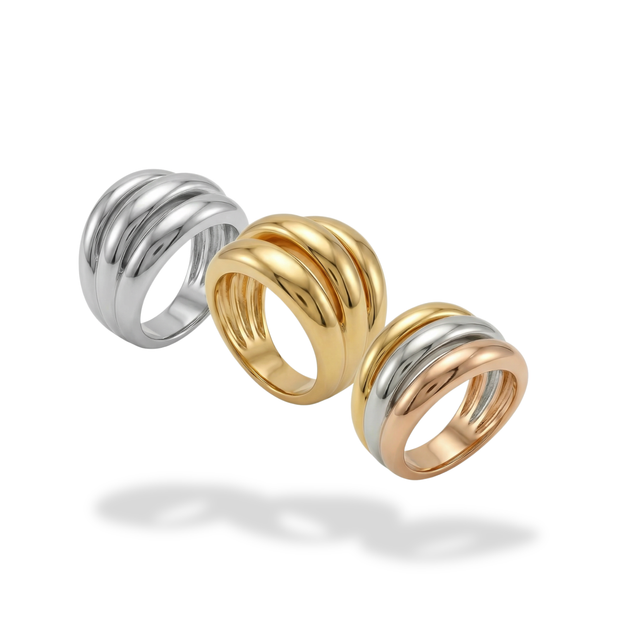 Modernism Trinity Ring