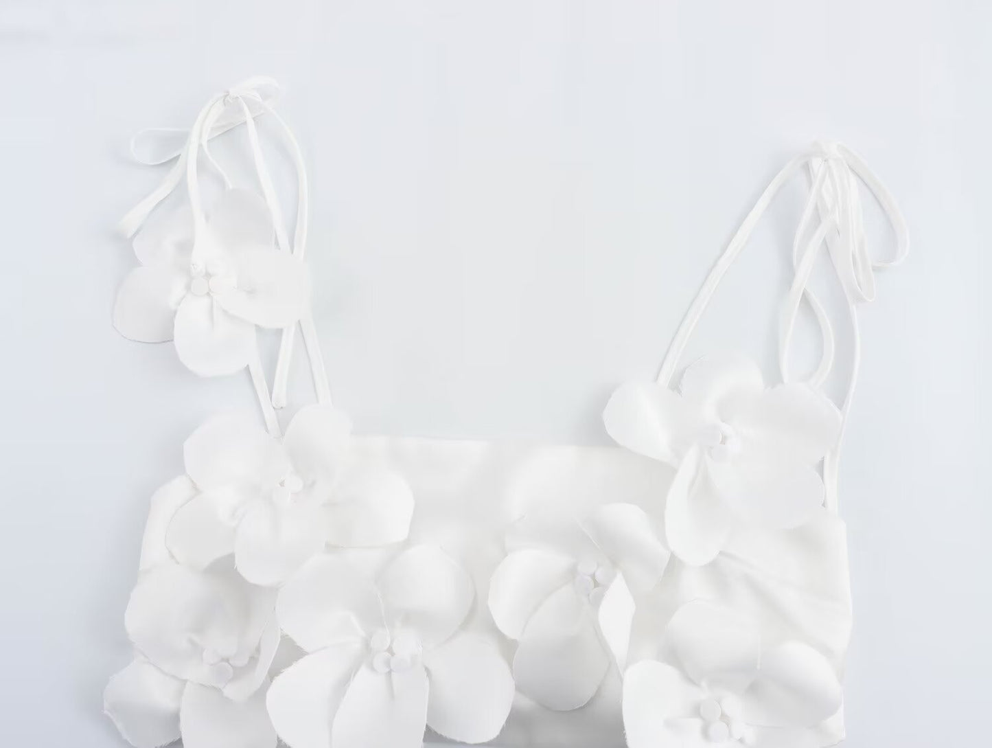 Cropped-Top mit Blumen