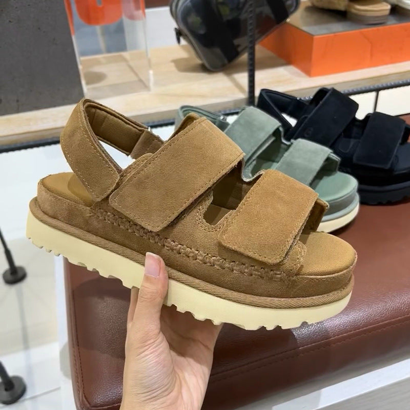 Schnallen Sandalen aus Leder