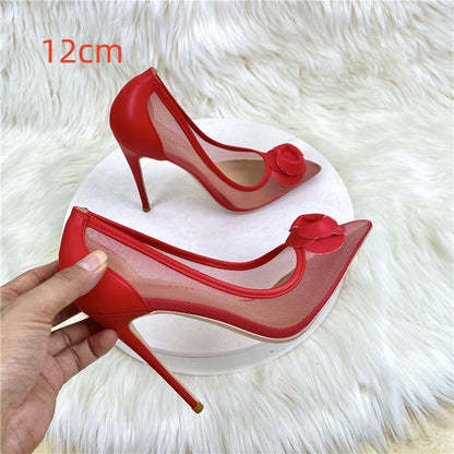 Stilettos mit Blume