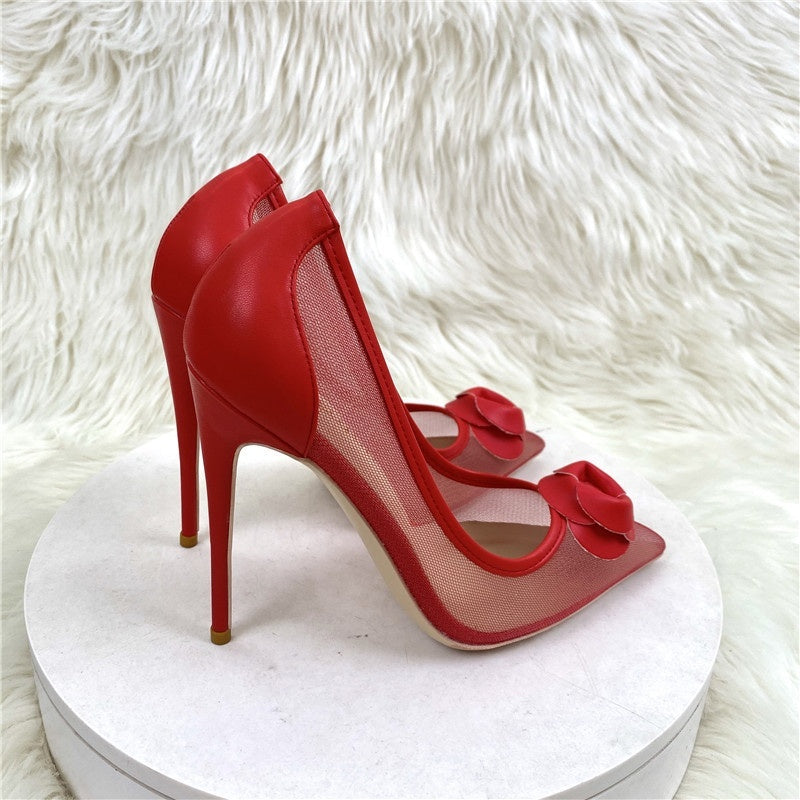 Stilettos mit Blume