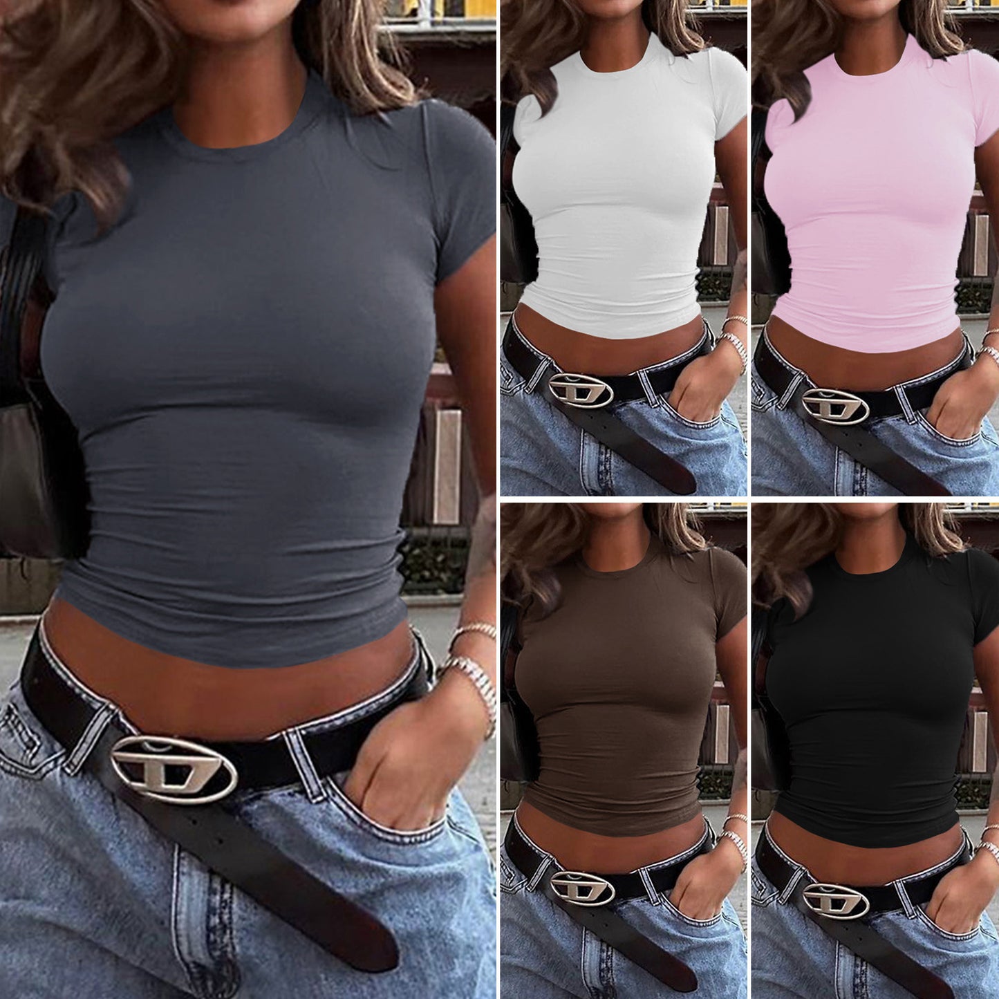 Bodyformendes T-Shirt