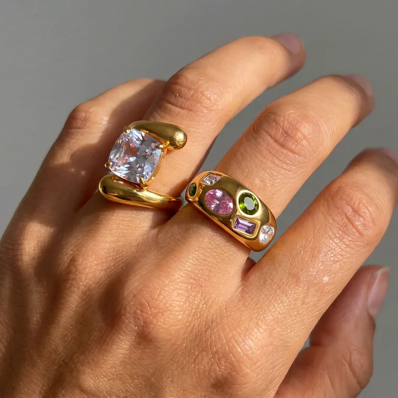 Sculpted Aura Ring
